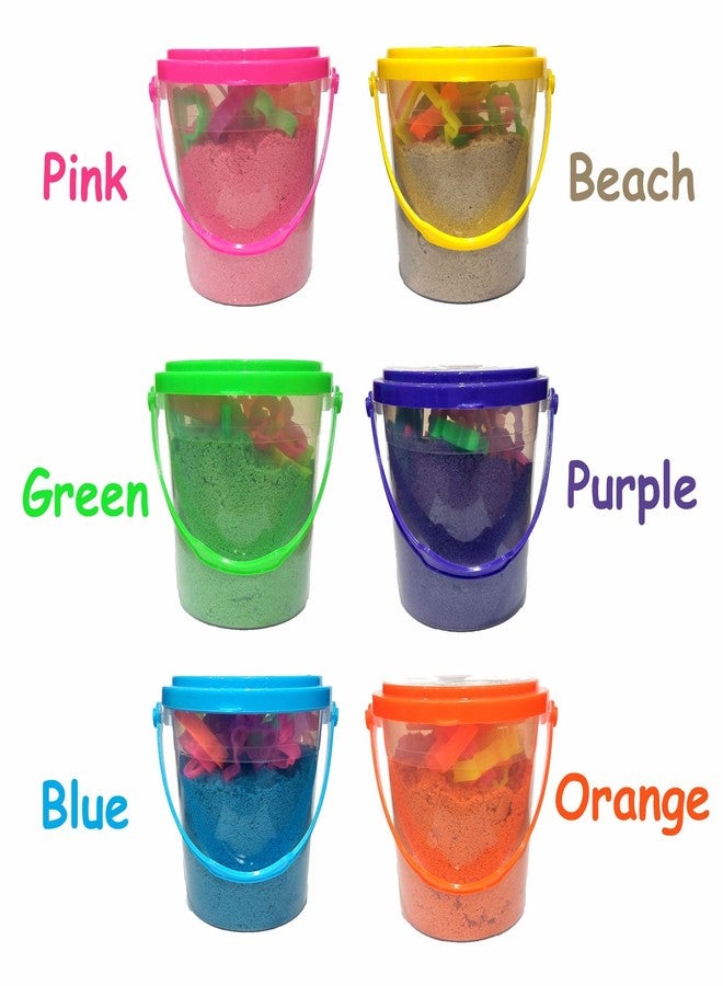 Rabbit Play Clay of 8 Color Blister Card + Magic Flow Sand Bucket 500g | 4 Galaxy Mud Slime (Any Color) | Combo of 3 Clay Dough Sand Slime for Kids | Age 6+ - Image 3